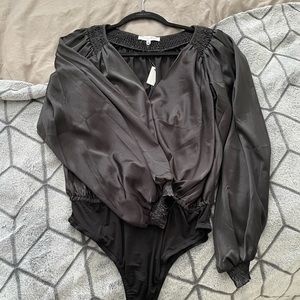 Silk Long Sleeve Bodysuit